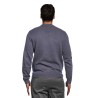 maglione sun68 UOMO 0747 NAVY BLUE E GRIGIO SCURO - K45160 vista posteriore
