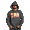 felpa john richmond UOMO BLACK - UMA25171FE vista frontale cappuccio