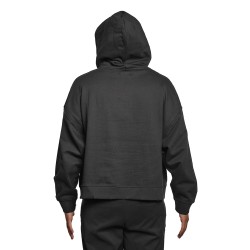 felpa john richmond UOMO BLACK - UMA25171FE vista posteriore cappuccio