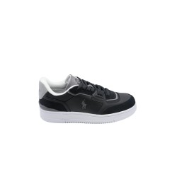 scarpe polo ralph lauren UOMO BLACK MU - OPN MSTER PP-SK-LTL vista laterale