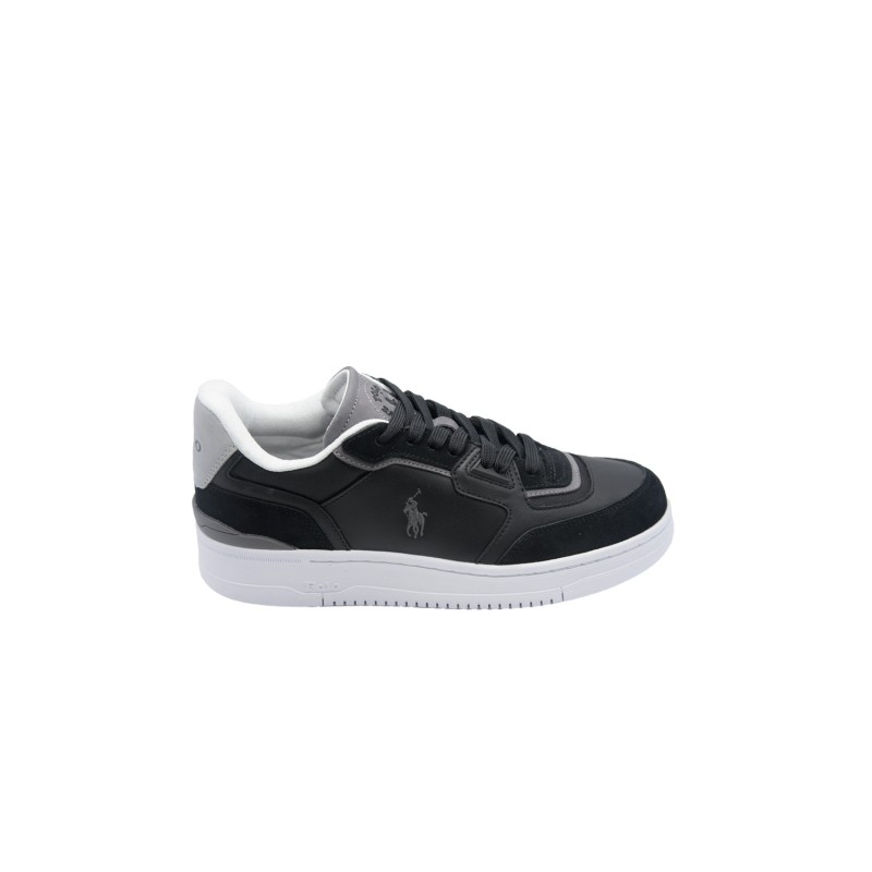 scarpe polo ralph lauren UOMO BLACK MU - OPN MSTER PP-SK-LTL vista laterale