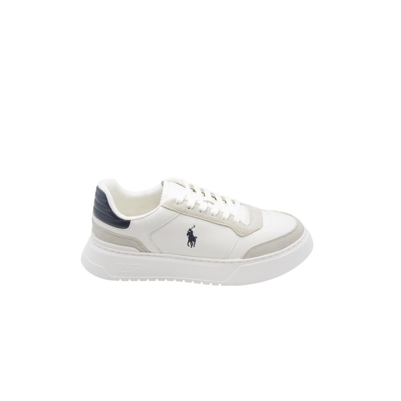scarpe polo ralph lauren UOMO WHITE - RLITE SPORT-SK-LTL vista laterale