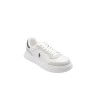 scarpe polo ralph lauren UOMO BIANCHE E VERDI WHITE/FOREST - RLITE SPORT-SK-LTL vista frontale