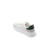 scarpe polo ralph lauren UOMO BIANCHE E VERDI WHITE/FOREST - RLITE SPORT-SK-LTL vista posteriore