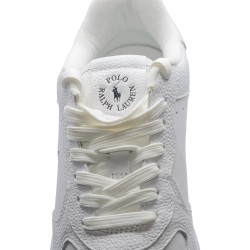 scarpe polo ralph lauren UOMO BIANCHE WH/WH/BKPP - MASTERS CRT-SK-LTL vista dettaglio