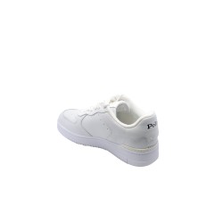 scarpe polo ralph lauren UOMO BIANCHE WH/WH/BKPP - MASTERS CRT-SK-LTL vista posteriore