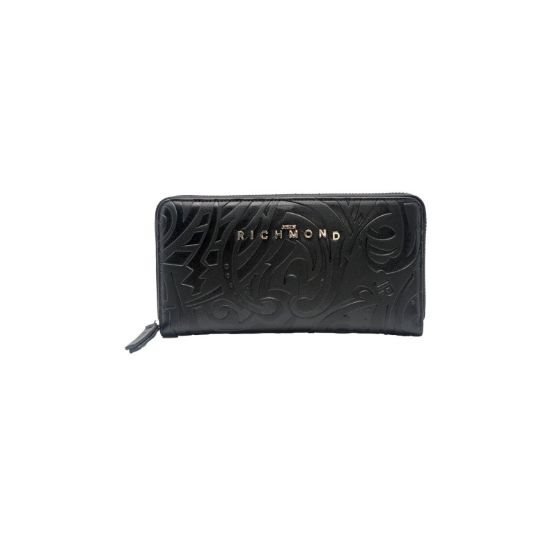 portafoglio john richmond DONNA BLACK E SILVER - RWA25191PF vista frontale