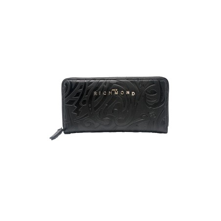 portafoglio john richmond DONNA BLACK E SILVER - RWA25191PF vista frontale