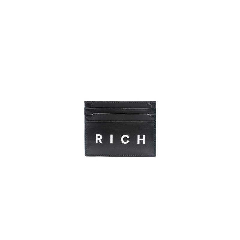 portacarte john richmond UOMO BLACK - JR-W189 vista frontale