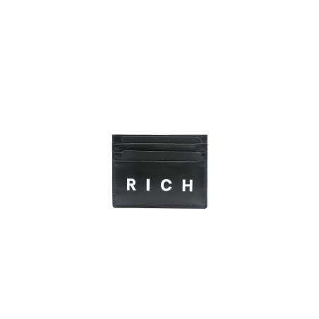 portacarte john richmond UOMO BLACK - JR-W189 vista frontale
