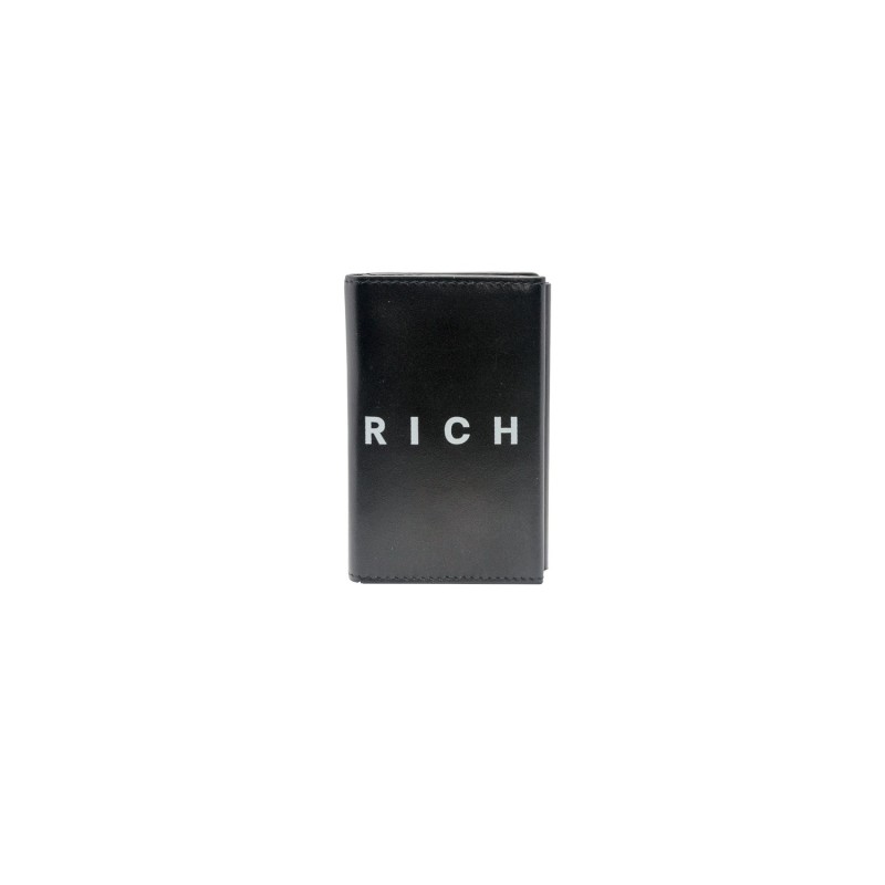 portafoglio john richmond UOMO BLACK - JR-W187 vista frontale