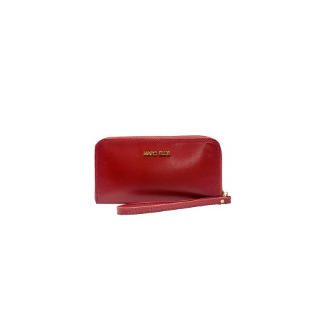 portafoglio marc ellis DONNA ROSSO E ORO RUBINO/GOLD - TELMA LT BX vista frontale