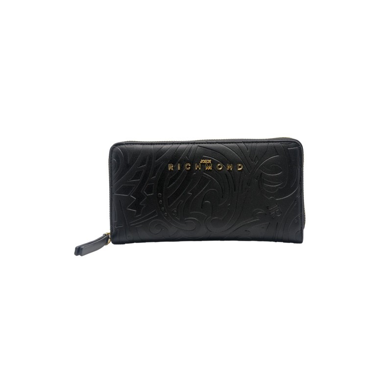portafoglio john richmond DONNA BLACK E GOLD - RWA25191PF vista frontale