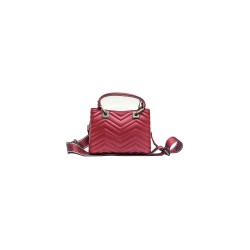 borsa marc ellis DONNA ROSSA E ARGENTO RUBINO/CDF - FLAT KRISSY M WAVE_25 vista posteriore