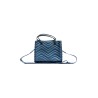 borsa marc ellis DONNA BLU E NERA MAJOLICA/BLACK - FLAT KRISSY M WAVE_25 vista posteriore