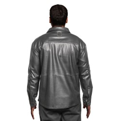 camicia john richmond UOMO BLACK - UMA25103CA vista posteriore