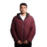giubbino reversibile john richmond UOMO BORDEAUX E NERO FIG/BLACK - UMA25044GB vista frontale bordeaux