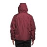 giubbino reversibile john richmond UOMO BORDEAUX E NERO FIG/BLACK - UMA25044GB vista posteriore bordeaux cappuccio