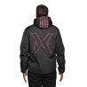 giubbino reversibile john richmond UOMO BORDEAUX E NERO FIG/BLACK - UMA25044GB vista posteriore nero
