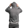 felpa john richmond UOMO BLACK - UMA25050FE vista posteriore cappuccio