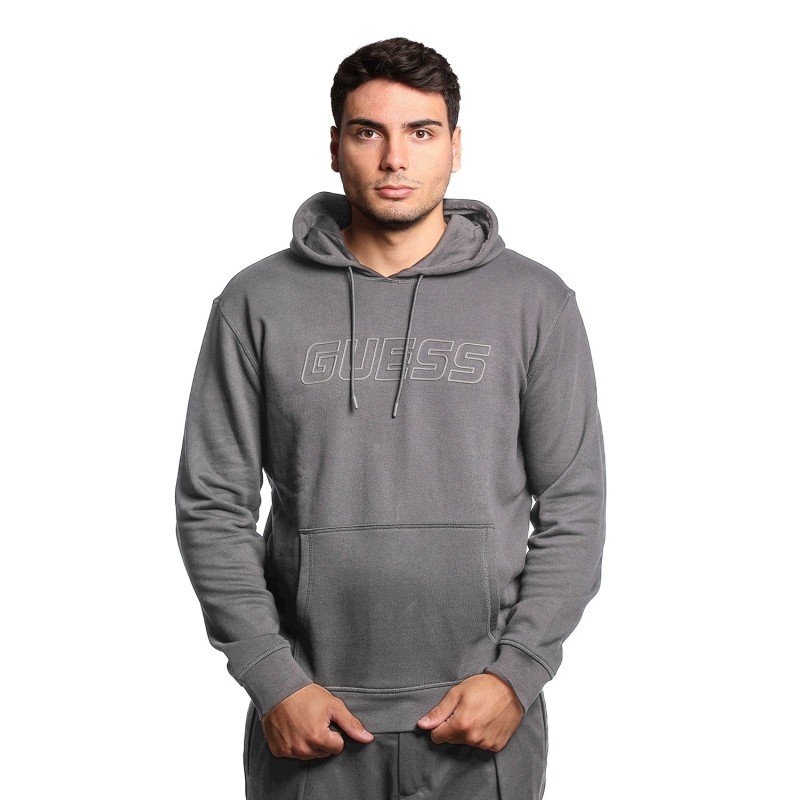 felpa guess UOMO NERA JBLK - Z4YQ12KAIJ1 vista frontale