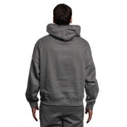 felpa john richmond UOMO BLACK ACID WASH - UMA25174FE vista posteriore