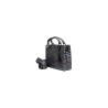 borsa marc ellis DONNA GRIGIA E ARGENTO GUN METAL/CDF - FLAT KRISSY M WAVE_25 vista laterale
