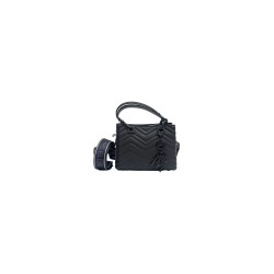 borsa marc ellis DONNA BLACK E BLACK - FLAT KRISSY S WAVE_25 vista frontale