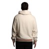 felpa john richmond UOMO AVORIO WHITE CAP - UMA25050FE vista  posteriore