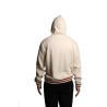 felpa john richmond UOMO AVORIO WHITE CAP - UMA25050FE vista  posteriore cappuccio