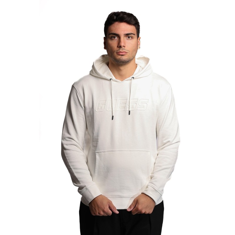 felpa guess UOMO BIANCA SCFY - Z4YQ12KAIJ1 vista frontale