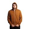 felpa sun68 UOMO MARRONE 93 VOLPE - F45124 vista frontale cappuccio