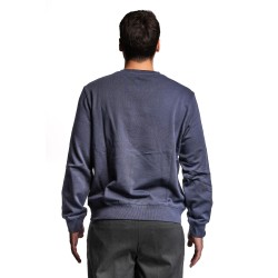 felpa sun68 UOMO 07 NAVY BLUE - F45103 vista posteriore