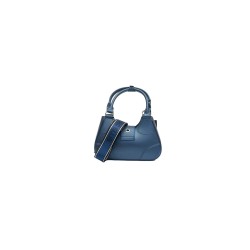 borsa marc ellis DONNA BLU E ARGENTO MAJOLICA BLUE/CDF - FLAT CIRCLE_25 vista posteriore
