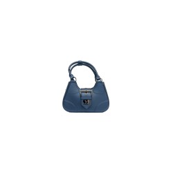 borsa marc ellis DONNA BLU E ARGENTO MAJOLICA BLUE/CDF - FLAT CIRCLE_25 vista frontale