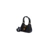 borsa marc ellisDONNA BLACK E RAME - FLAT CIRCLE_25 vista laterale