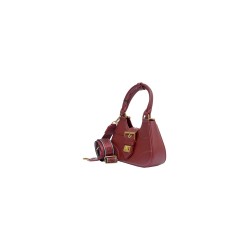 borsa marc ellis DONNA RED DAHLIA E LIGHT GOLD - FLAT CIRCLE_25 vista laterale