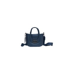 borsa marc ellis DONNA BLU E ARGENTO MAJOLICA BLUE/BRUSH CDF - FLAT GALIZIA vista frontale