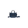 borsa marc ellis DONNA BLU E ARGENTO MAJOLICA BLUE/BRUSH CDF - FLAT GALIZIA vista frontale