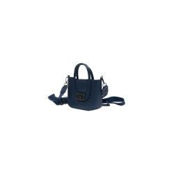 borsa marc ellis DONNA BLU E ARGENTO MAJOLICA BLUE/BRUSH CDF - FLAT GALIZIA vista laterale