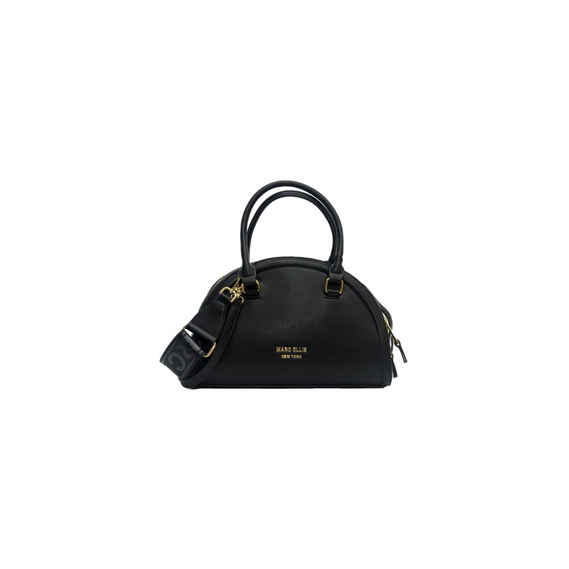 borsa marc ellis DONNA BLACK E GOLD - BRILLA BAG vista frontale