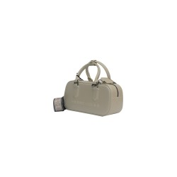 borsa marc ellis DONNA BEIGE E ARGENTO TAUPE/CDF - FLAT STICH_25 vista  laterale