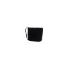 pochette marc ellis DONNA BLACK - BUBY SUEDE CLUTCH vista laterale