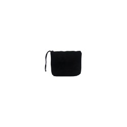 pochette marc ellis DONNA BLACK - BUBY SUEDE CLUTCH vista frontale