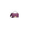 borsa marc ellis DONNA PORPORA SCURO E ORO PURPLE/LIGHT GOLD - FLAT SQUARE S vista frontale