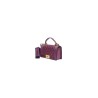 borsa marc ellis DONNA PORPORA SCURO E ORO PURPLE/LIGHT GOLD - FLAT SQUARE S vista laterale
