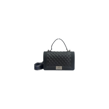 borsa marc ellis DONNA BLACK E BRUSH CDF - FLAT SQUARE M vista frontale