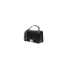 borsa marc ellis DONNA BLACK E LIGHT GOLD - FLAT SQUARE M vista laterale
