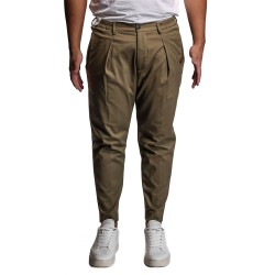 pantalone entre amis UOMO 9103 MILITARY - A268440/2526 vista frontale
