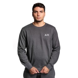 felpa sun68 UOMO 11 NERA - F45103 vista frontale